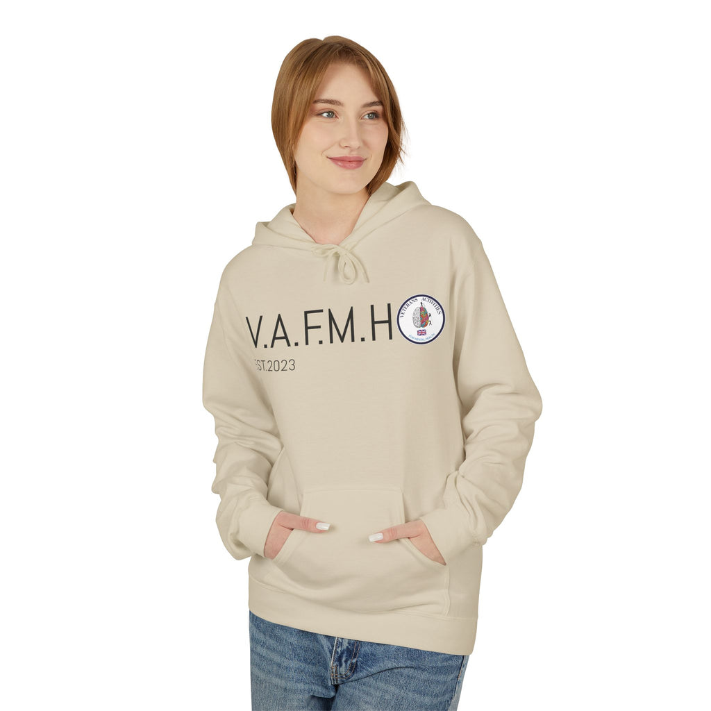 V.A.F.M.H EST.2023 Minimal Logo Hoodie