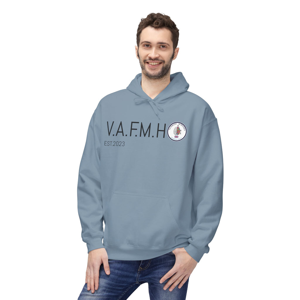 V.A.F.M.H EST.2023 Minimal Logo Hoodie