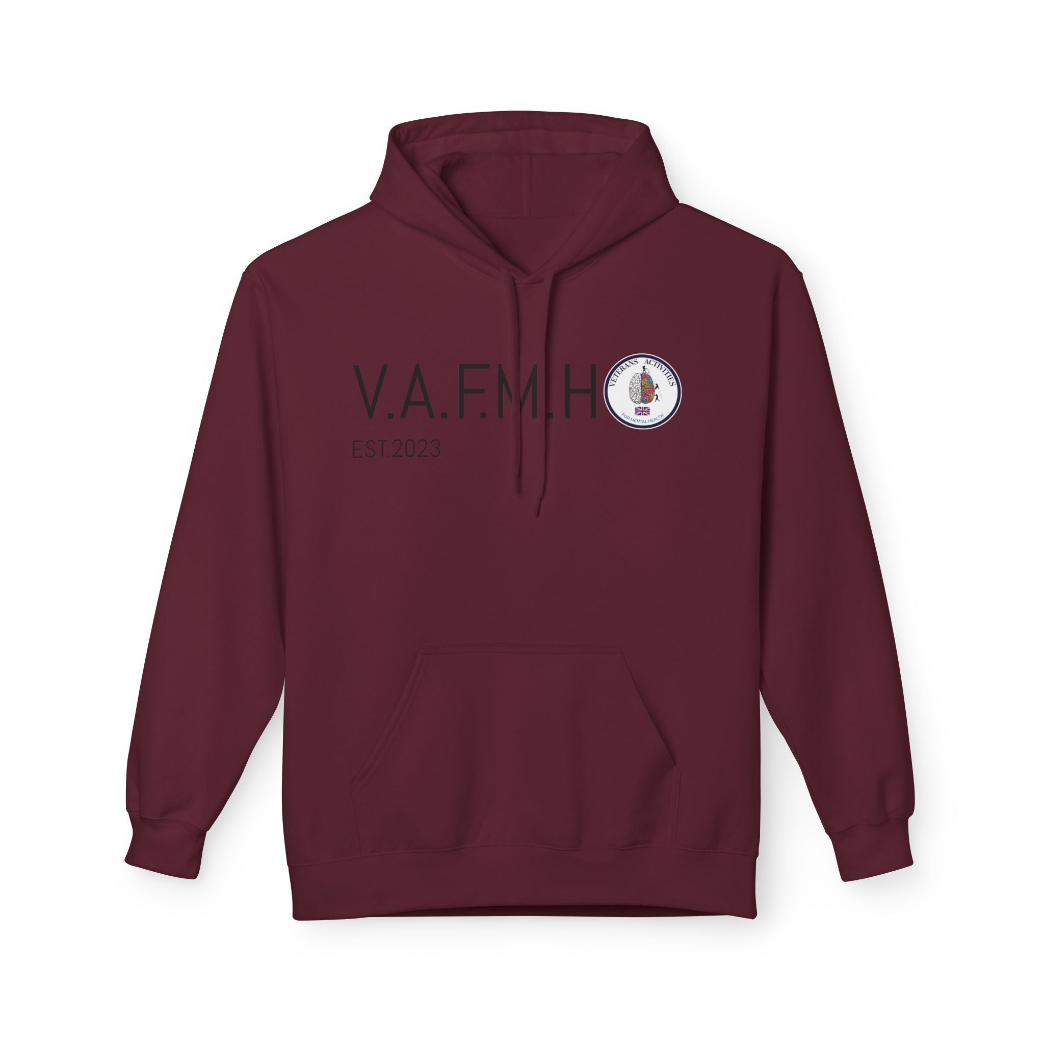 V.A.F.M.H EST.2023 Minimal Logo Hoodie