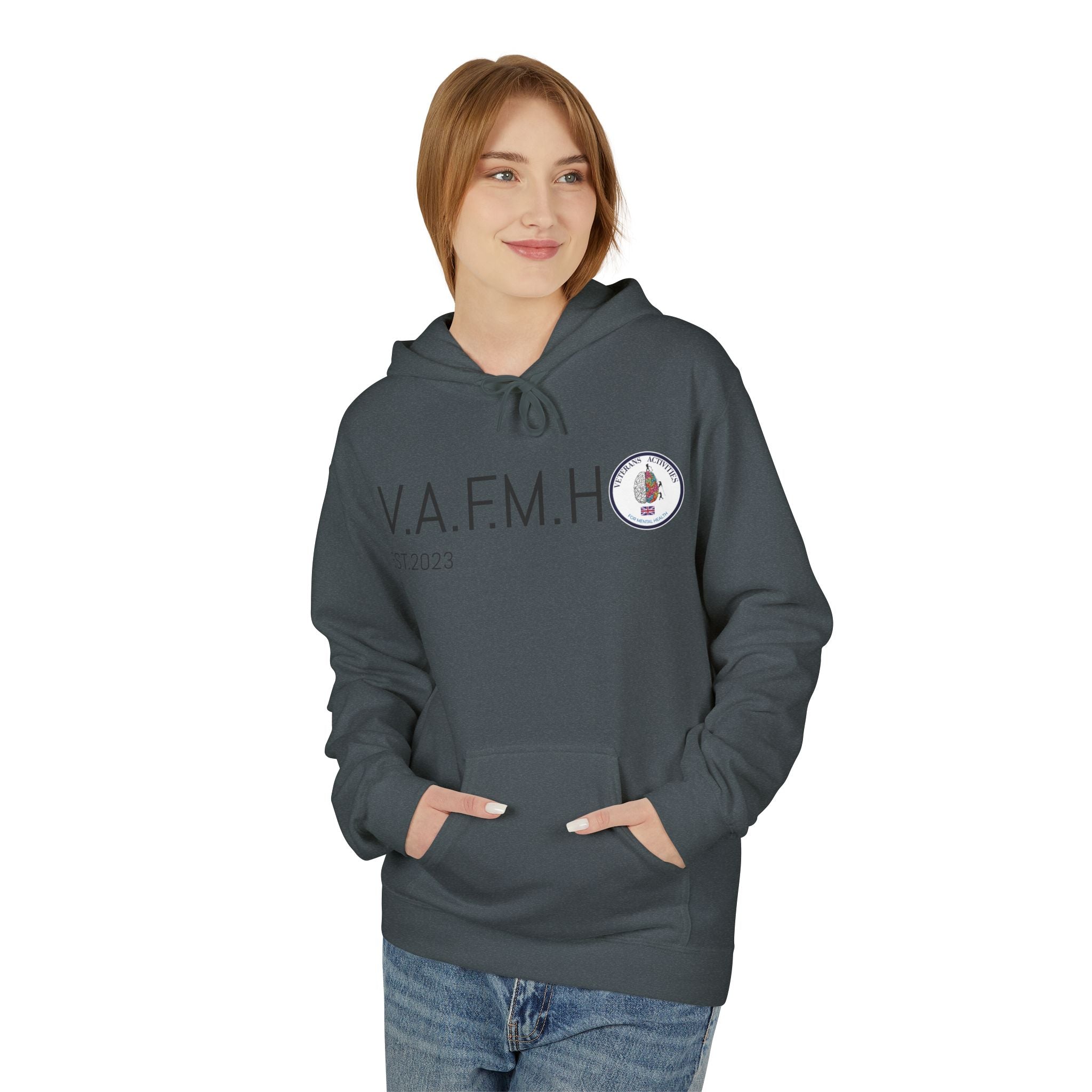 V.A.F.M.H EST.2023 Minimal Logo Hoodie