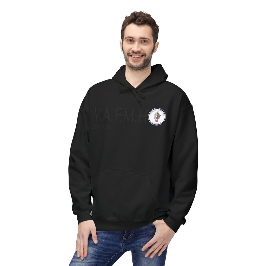 V.A.F.M.H EST.2023 Minimal Logo Hoodie