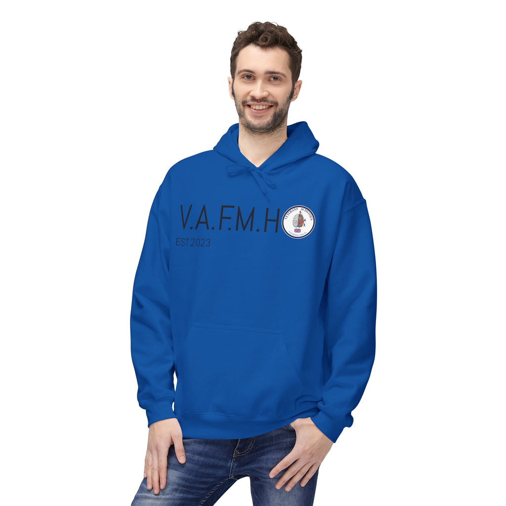V.A.F.M.H EST.2023 Minimal Logo Hoodie