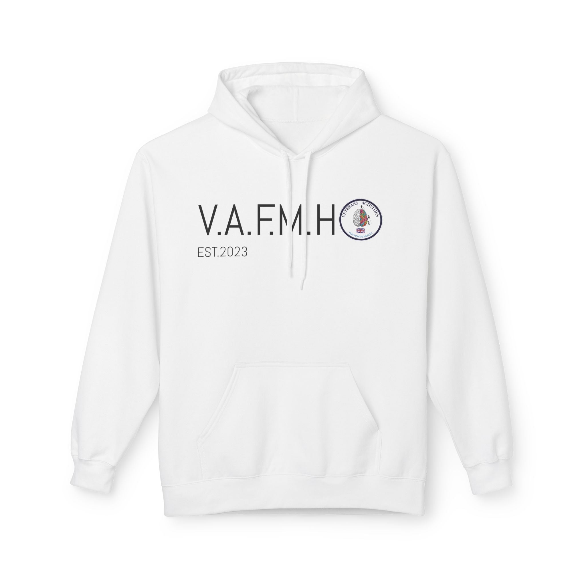 V.A.F.M.H EST.2023 Minimal Logo Hoodie