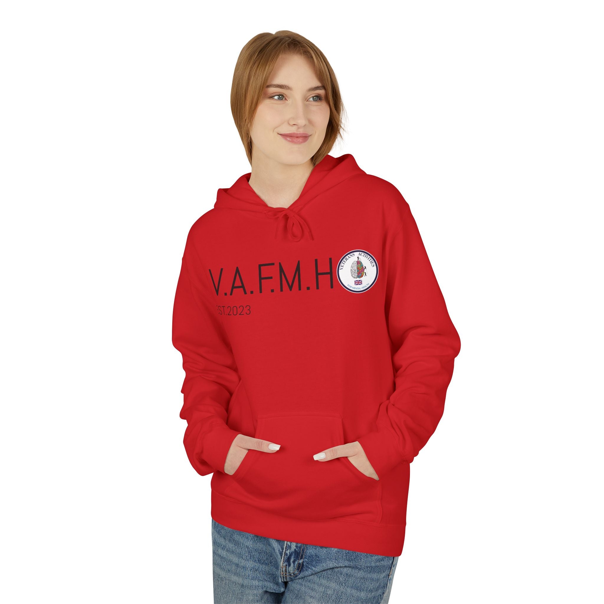 V.A.F.M.H EST.2023 Minimal Logo Hoodie