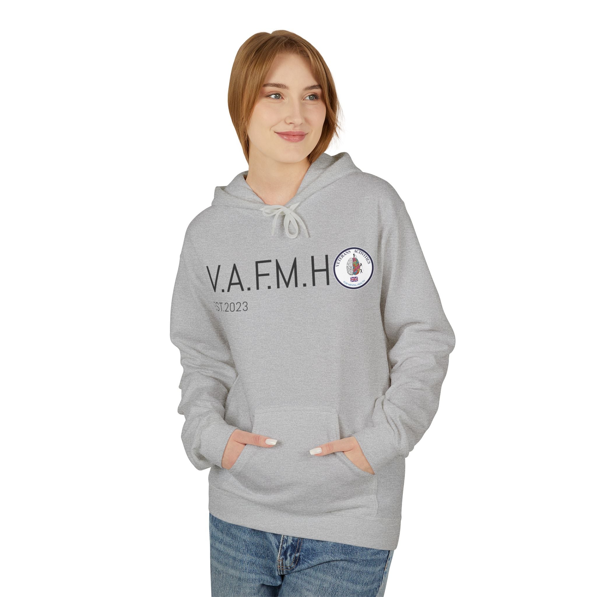 V.A.F.M.H EST.2023 Minimal Logo Hoodie