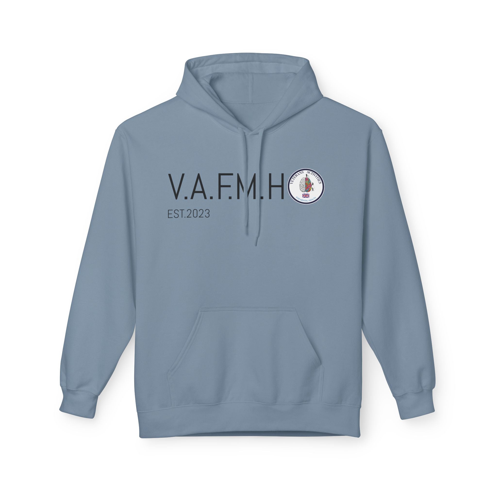 V.A.F.M.H EST.2023 Minimal Logo Hoodie